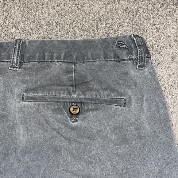 Tommy Bahama cotton chino pants light gray - Picture 5 of 7
